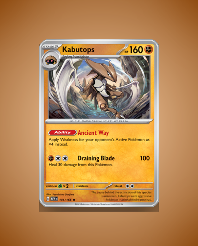 Collector’s Guide: Kabutops (151 #141)