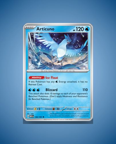 Collector’s Guide: Articuno (151 #144)