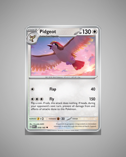 Collector’s Guide: Pidgeot (151 #18)
