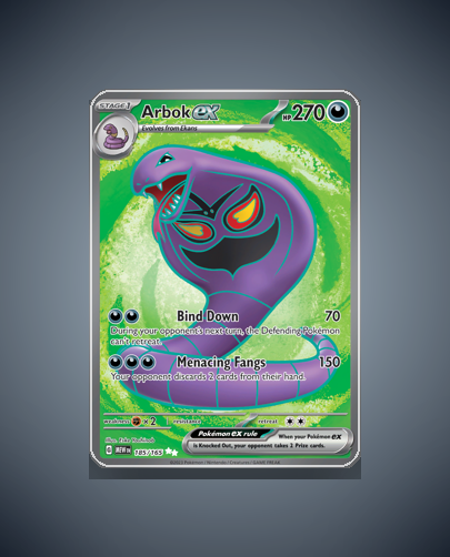 Collector’s Guide: Arbok ex (151 #185)
