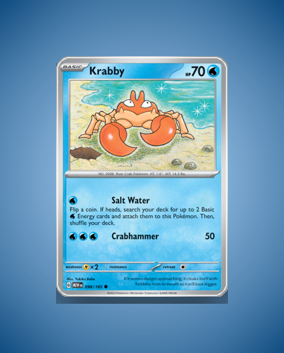 Collector’s Guide: Krabby (151 #98)