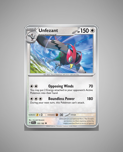 Collector’s Guide: Unfezant (Temporal Forces #135)