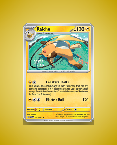 Collector’s Guide: Raichu (Temporal Forces #52)