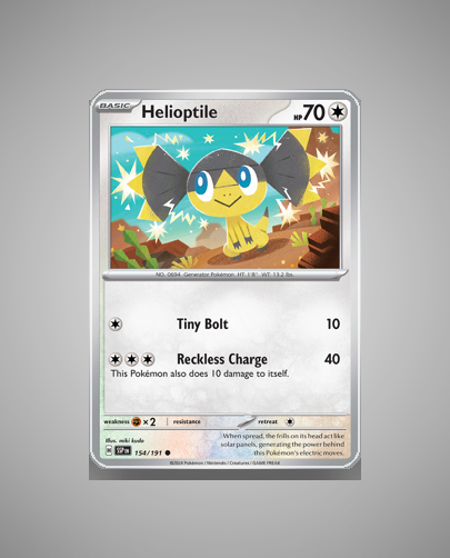 Collector’s Guide: Helioptile (Surging Sparks #154)