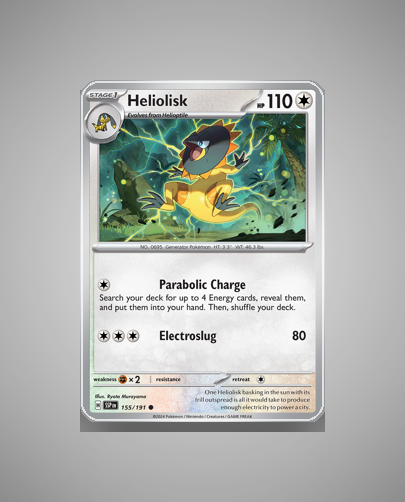 Collector’s Guide: Heliolisk (Surging Sparks #155)