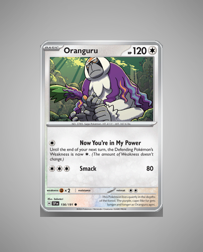 Collector’s Guide: Oranguru (Surging Sparks #156)