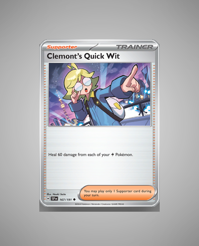 Collector’s Guide: Clemont’s Quick Wit (Surging Sparks #167)
