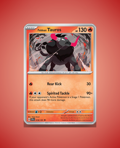 Collector’s Guide: Paldean Tauros (Surging Sparks #18)