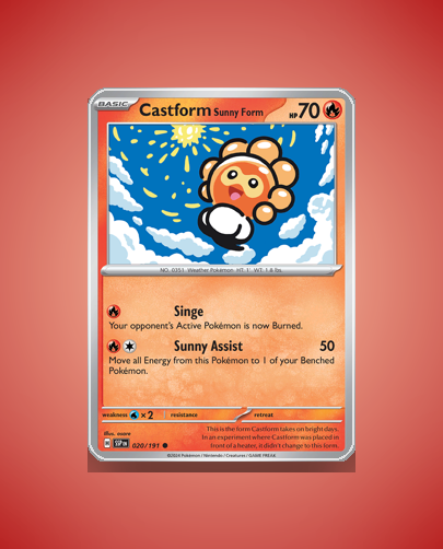 Collector’s Guide: Castform Sunny Form (Surging Sparks #20)