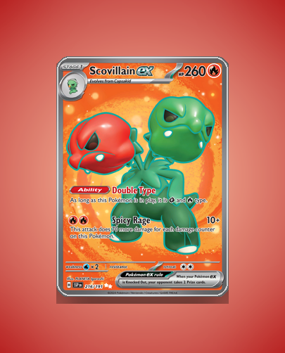 Collector’s Guide: Scovillain ex (Surging Sparks #216)