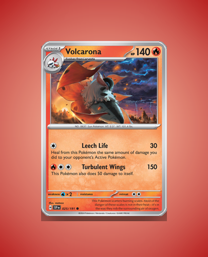 Collector’s Guide: Volcarona (Surging Sparks #25)