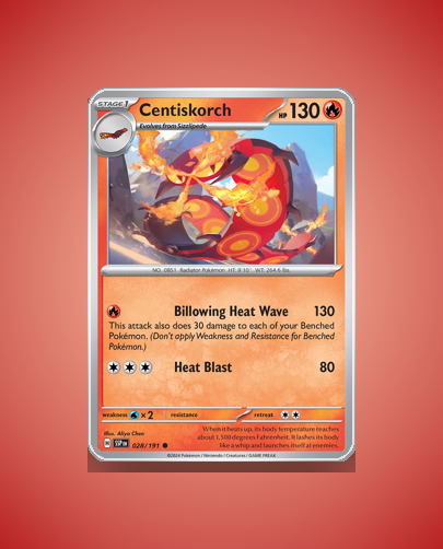 Collector’s Guide: Centiskorch (Surging Sparks #28)
