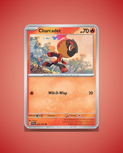 Collector’s Guide: Charcadet (Surging Sparks #32)