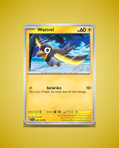 Collector’s Guide: Wattrel (Surging Sparks #66)