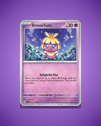 Collector’s Guide: Smoochum (Surging Sparks #75)