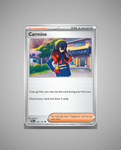 Collector’s Guide: Carmine (Prismatic Evolutions #103)