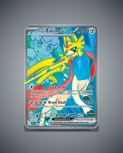 Collector’s Guide: Hop’s Zacian ex (Journey Together #176)
