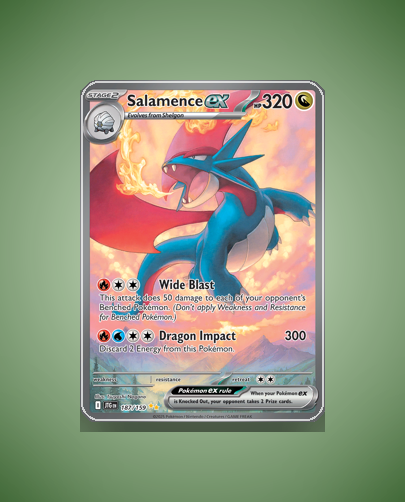 Collector’s Guide: Salamence ex (Journey Together #187)