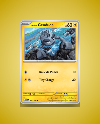 Collector’s Guide: Alolan Geodude (Journey Together #44)