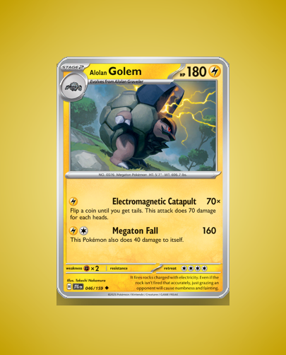 Collector’s Guide: Alolan Golem (Journey Together #46)