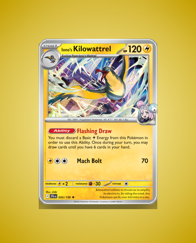 Collector’s Guide: Iono’s Kilowattrel (Journey Together #55)