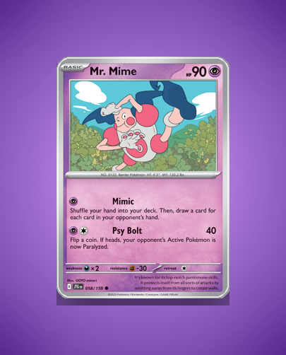 Collector’s Guide: Mr. Mime (Journey Together #58)