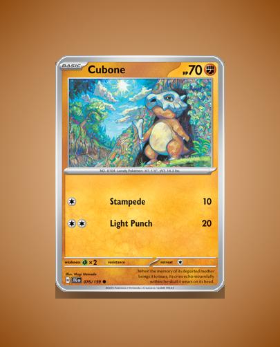 Collector’s Guide: Cubone (Journey Together #76)