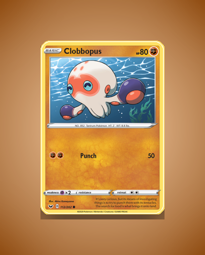 Collector’s Guide: Clobbopus (Sword Shield #112)