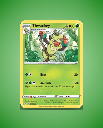 Collector’s Guide: Thwackey (Sword Shield #13)