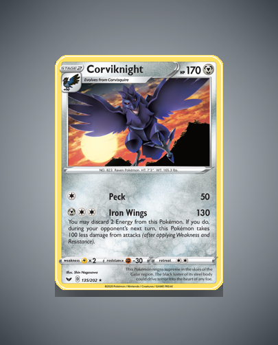 Collector’s Guide: Corviknight (Sword Shield #135)