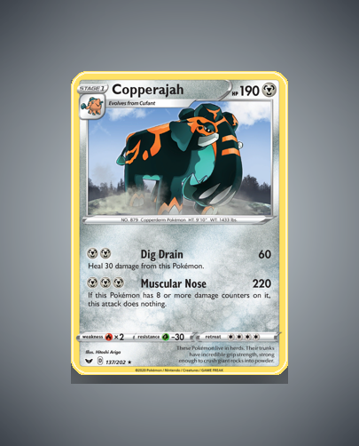 Collector’s Guide: Copperajah (Sword Shield #137)