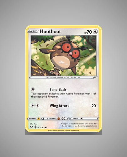 Collector’s Guide: Hoothoot (Sword Shield #143)