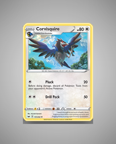 Collector’s Guide: Corvisquire (Sword Shield #151)