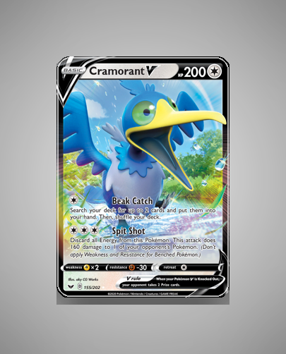 Collector’s Guide: Cramorant V (Sword Shield #155)