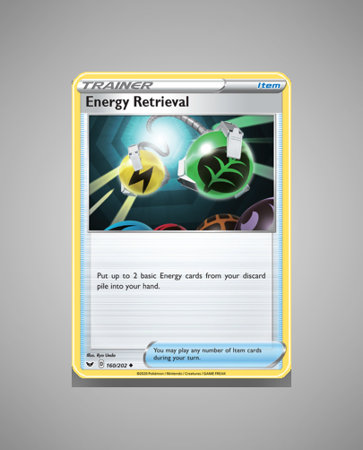 Collector’s Guide: Energy Retrieval (Sword Shield #160)