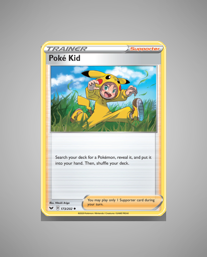 Collector’s Guide: Poké Kid (Sword Shield #173)