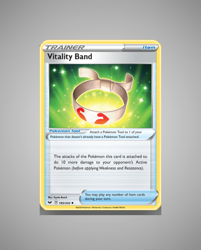 Collector’s Guide: Vitality Band (Sword Shield #185)