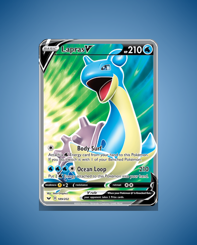 Collector’s Guide: Lapras V (Sword Shield #189)