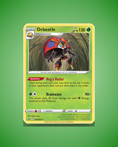 Collector’s Guide: Orbeetle (Sword Shield #19)