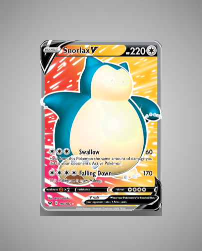 Collector’s Guide: Snorlax V (Sword Shield #197)