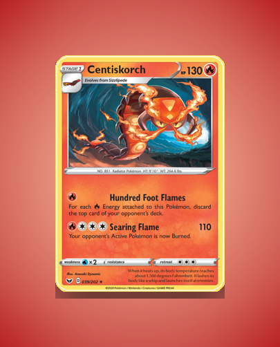 Collector’s Guide: Centiskorch (Sword Shield #39)