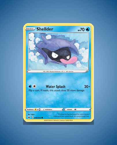 Collector’s Guide: Shellder (Sword Shield #40)