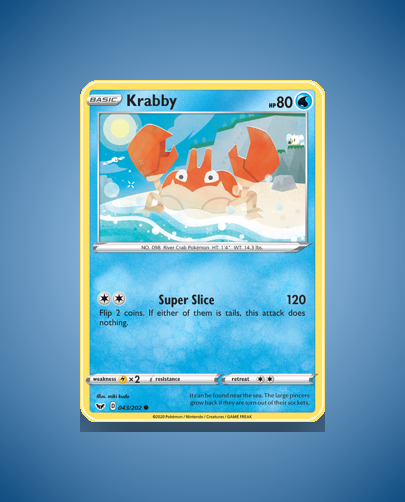 Collector’s Guide: Krabby (Sword Shield #43)