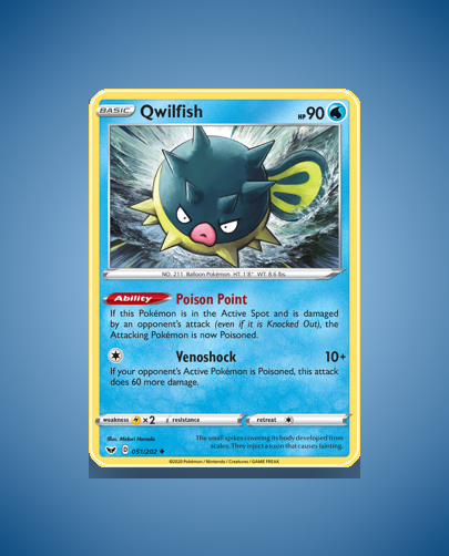 Collector’s Guide: Qwilfish (Sword Shield #51)