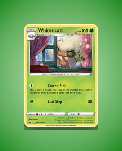 Collector’s Guide: Whimsicott (Sword Shield #6)