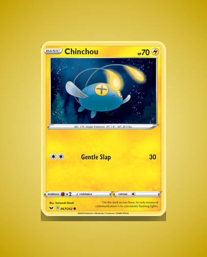 Collector’s Guide: Chinchou (Sword Shield #67)