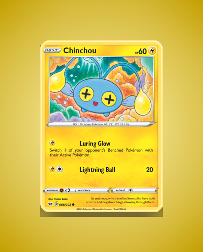 Collector’s Guide: Chinchou (Sword Shield #68)