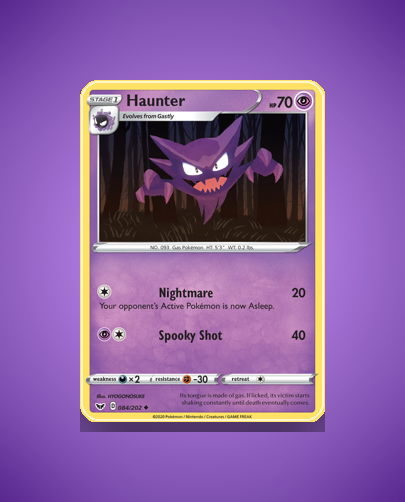Collector’s Guide: Haunter (Sword Shield #84)