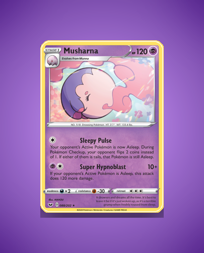 Collector’s Guide: Musharna (Sword Shield #88)