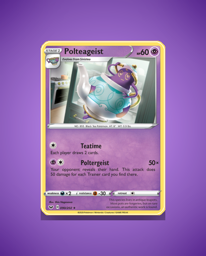 Collector’s Guide: Polteageist (Sword Shield #90)